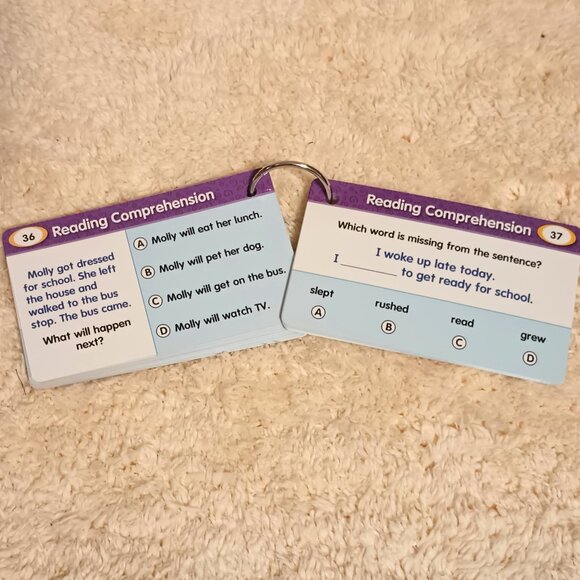 EUC ~ Lakeshore Language Test Prep Rings ~ Grade 1 - Picture 6 of 16